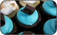 BLUE CHOCOLATE CUPCAKE